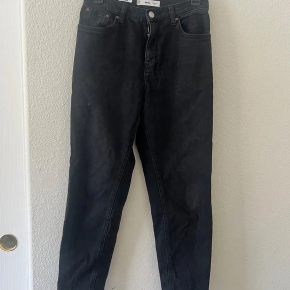 Mango new mom black jeans - Picture 2 of 3